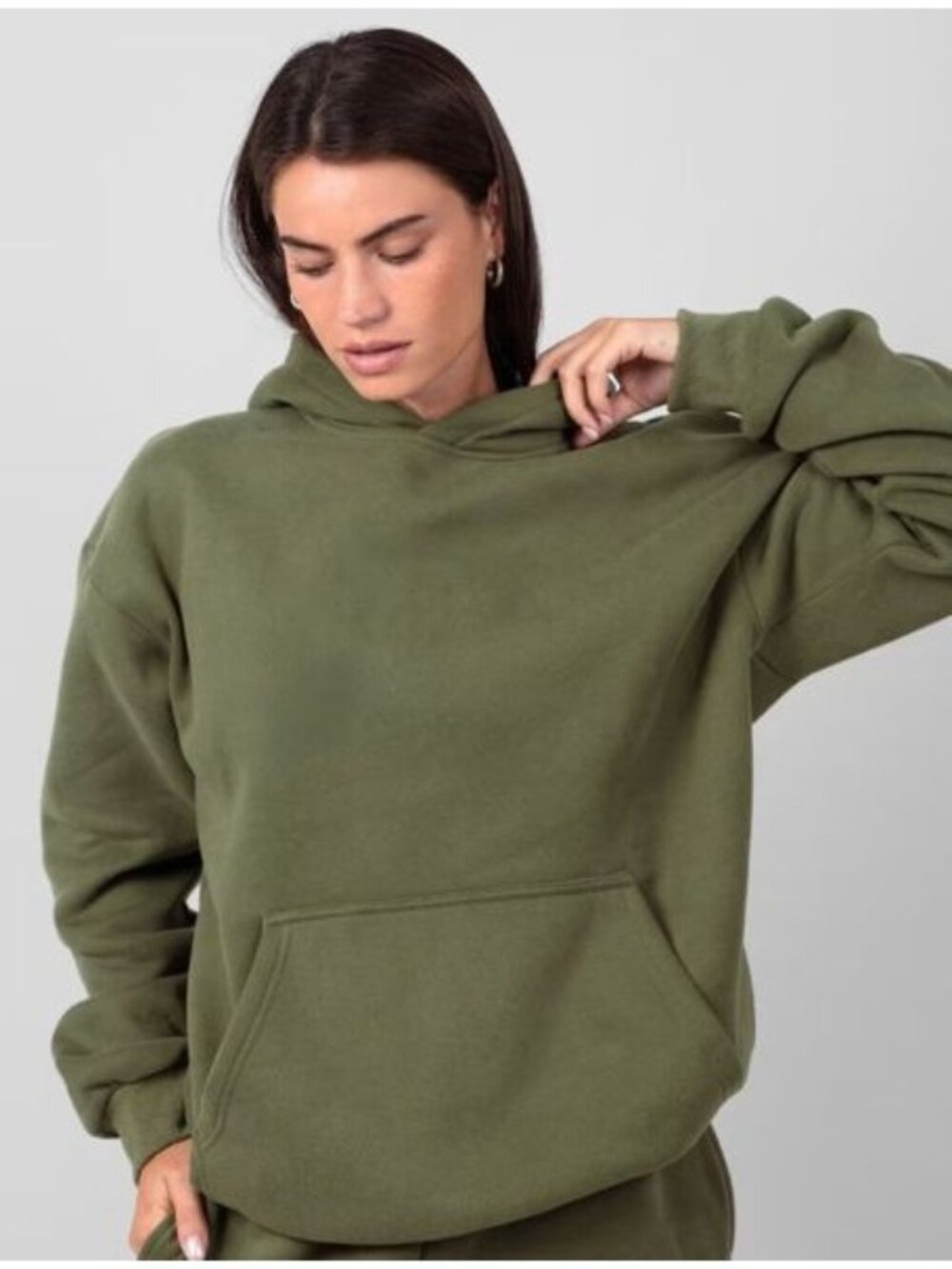COMFRT Standard Hoodie, Olive, Unisex Size Medium
